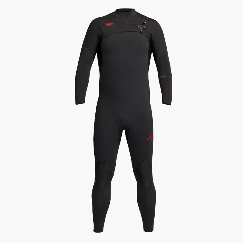 Xcel Mens Comp 5/4 Chest Zip 2024 Wetsuit Black